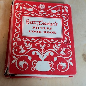 Betty Crocker Picture Cookbook 1950 Vintage Binder Book Dividers 9th Printing