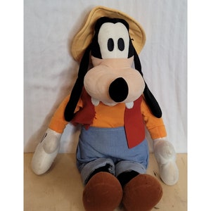 Disney Parks Goofy 19 Inches Fall Leaves Hat Vest Jeans Have a Discolored Spot
