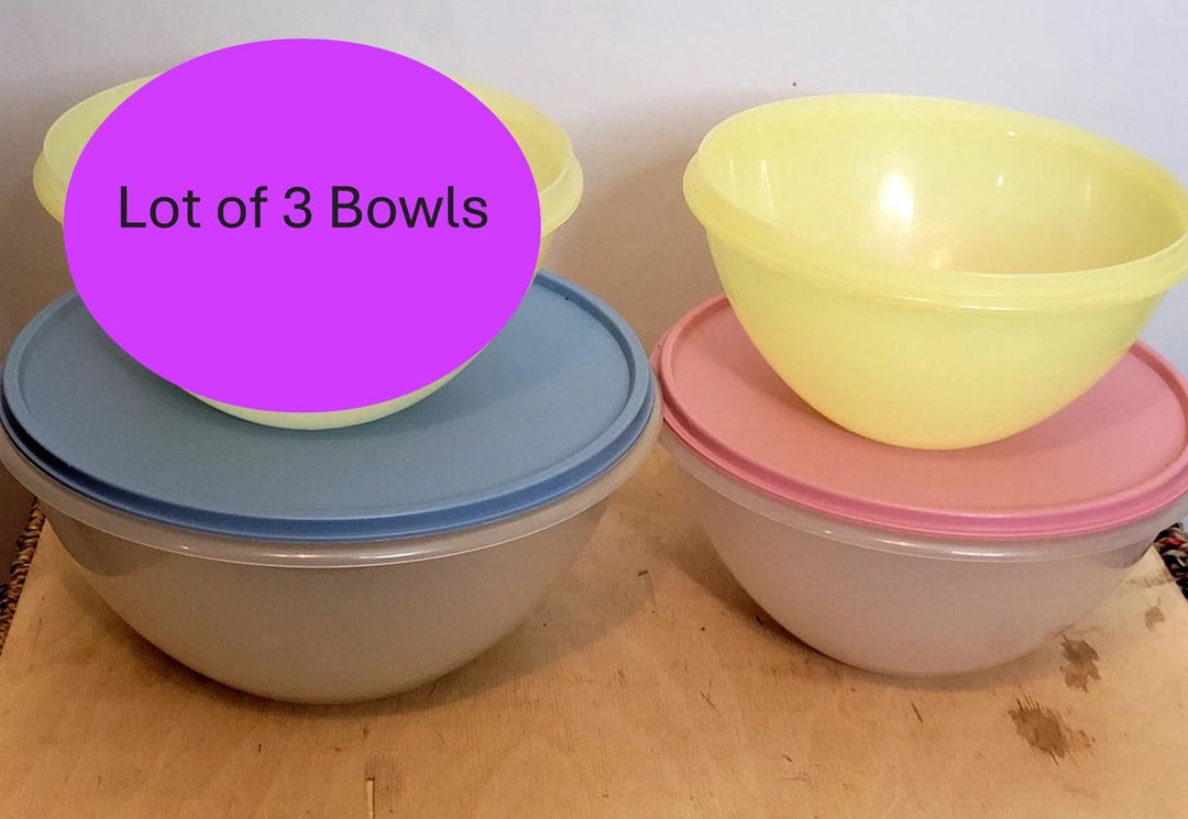Lot De 3 Boîtes Vintage Tupperware – France – Années 80/90