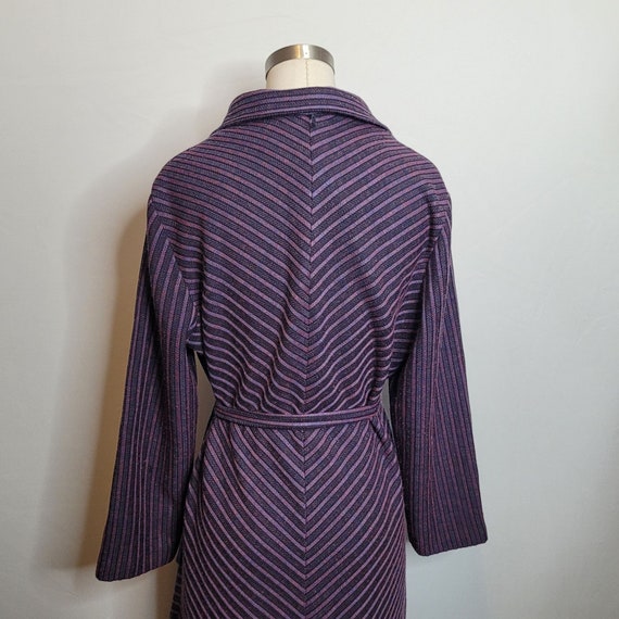 Vintage Shirt Dress Amy Adams Stripe Belted Tie N… - image 7