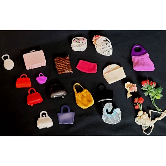 Vintage Barbie Purse Flower Lot Assorted Branded and Clone See Pictures 21 Piece Etsy