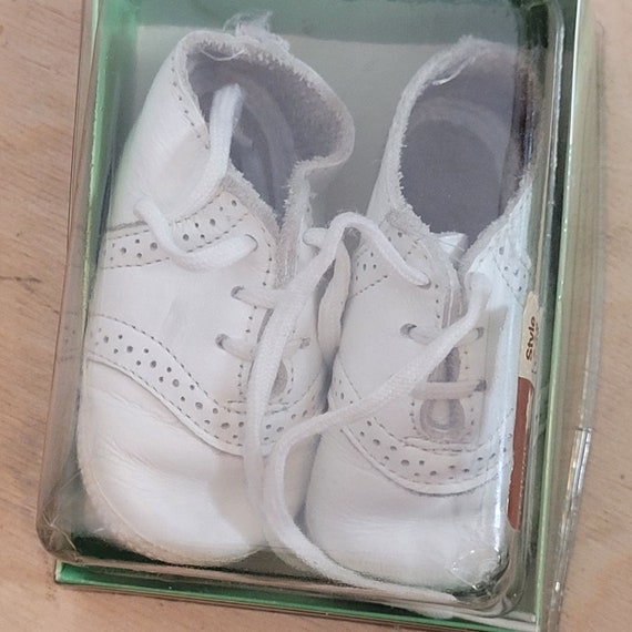 Vintage Baby Deer Soft Sole Shoes Leather Infant … - image 2