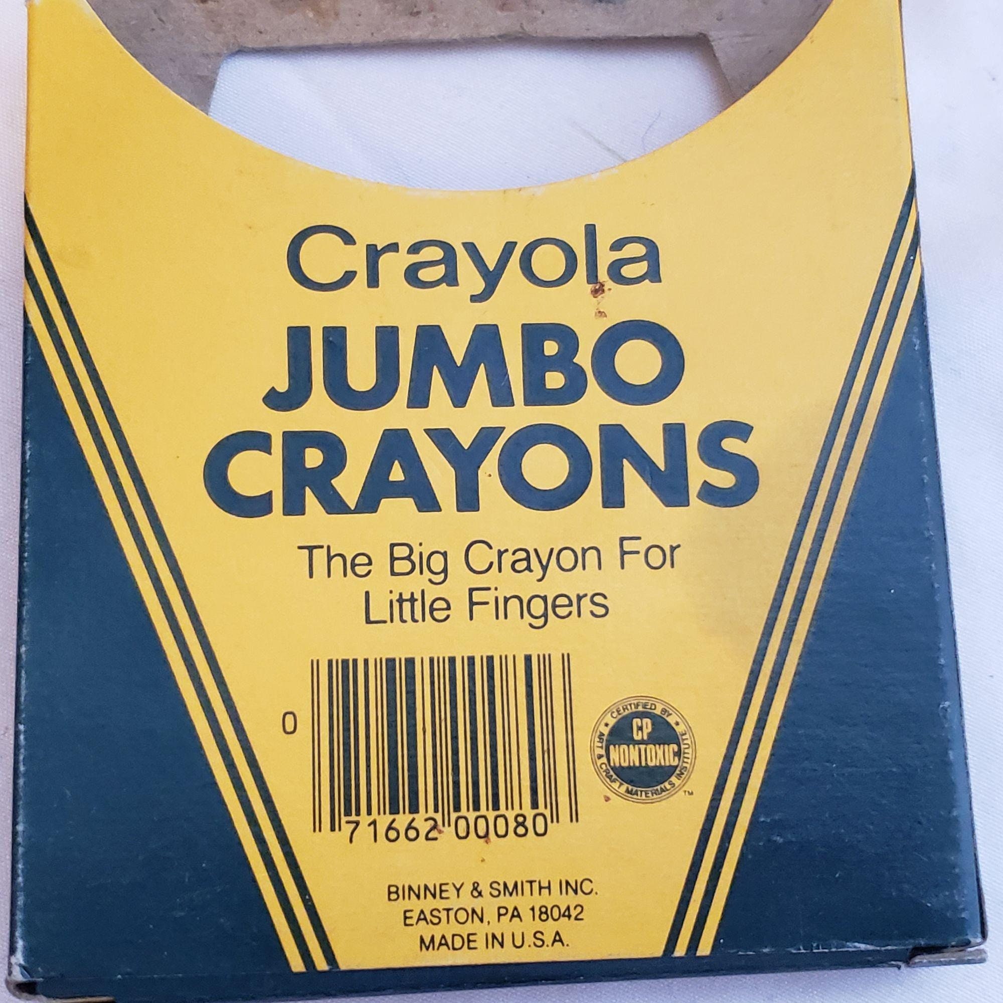 Crayola Jumbo Crayons Vintage Binney Smith Made in USA 2 Slightly Melted -   Finland