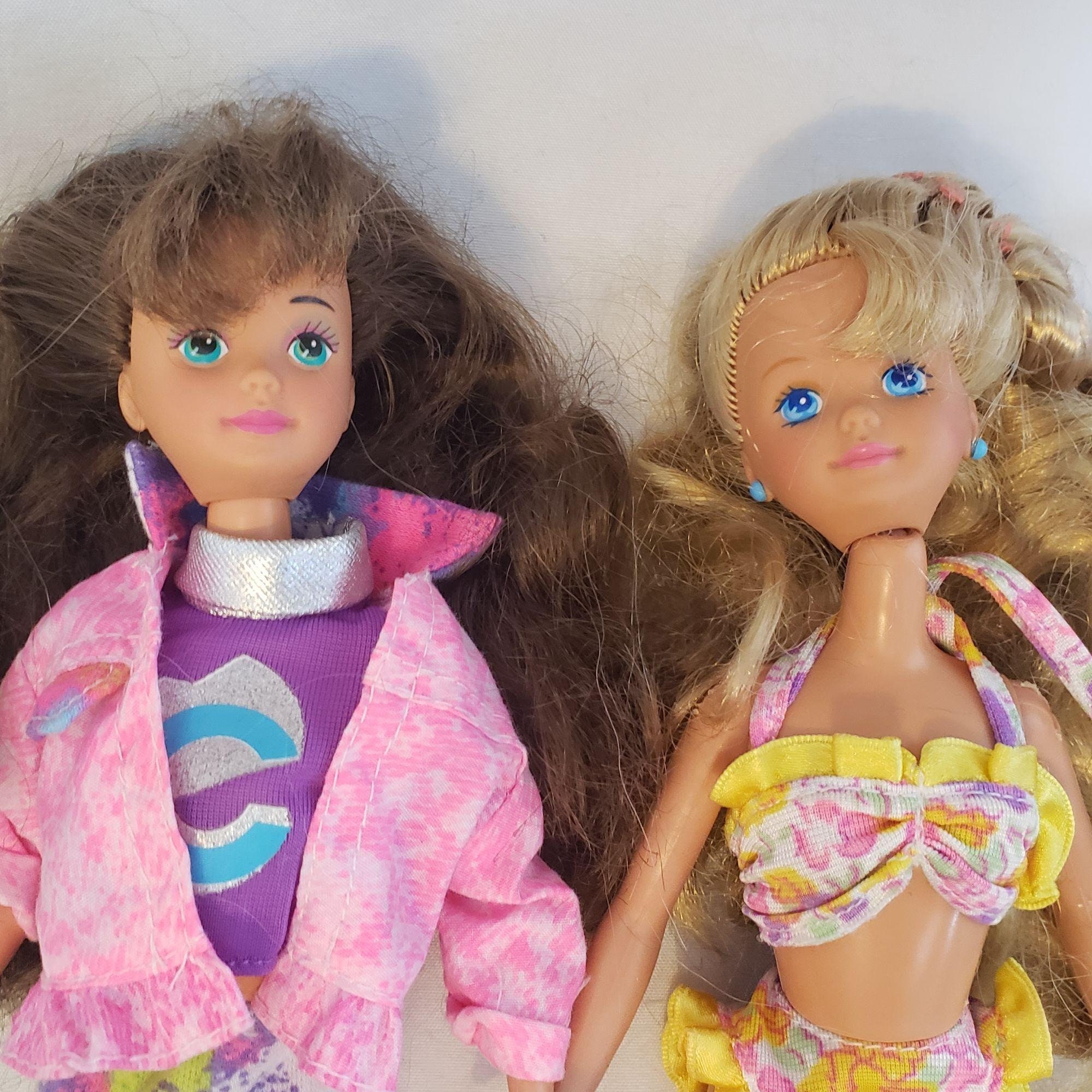 Vintage Lot Courtney Skipper Dolls Clothes Shoes Accessories 90s Played