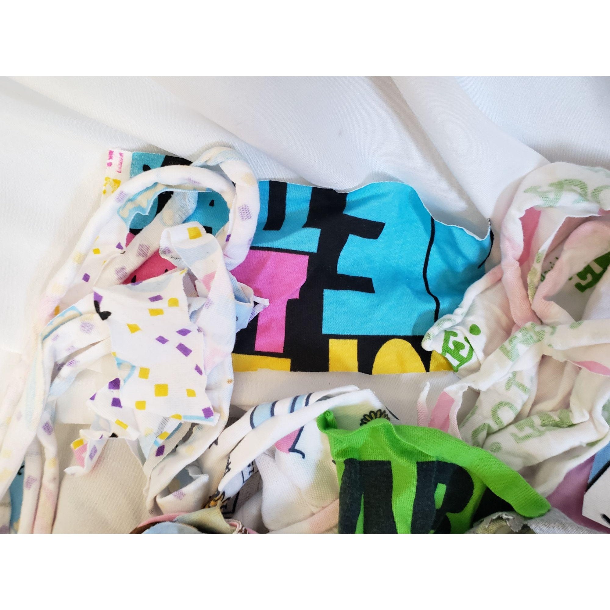 David and Goliath Knit Fabric Scrap Lot 1 Lb Assorted Trim | Etsy