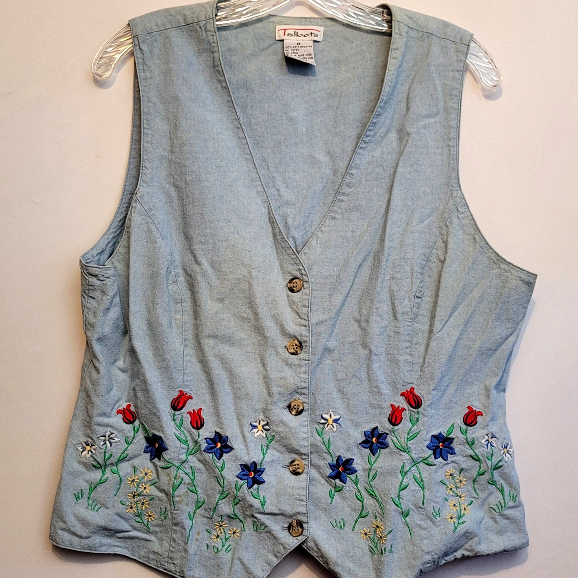 Chambray Vest - Etsy