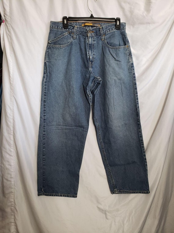 Levis Silvertab Jeans Medium Blue Vintage Baggy Straight Mens - Etsy