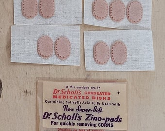 Vintage Dr Scholl's Zino-pads Ladies Size Small Corns Partial