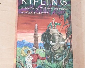 1956 Kipling Stories And Poems John Beecroft Book Club Edition Hardback Volume 1