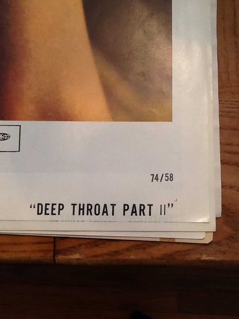 Deep throat hints