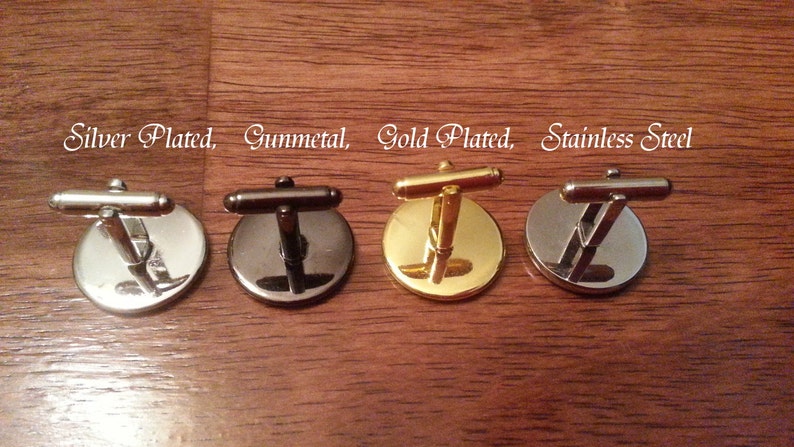 Father of the Bride or Father of the Groom Cufflinks SALE Gift for Dad Some people don/'t believe in heroes Personalized Cufflinks