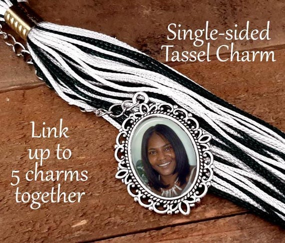 Personalized Graduation Tassel Charm - Photo Keepsake