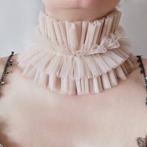 Nude Neck Ruff - Etsy