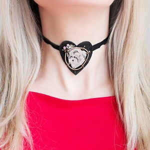 Queen of spades choker Clearance