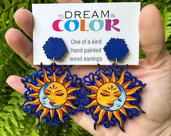 Sun and Moon Earrings