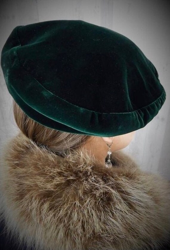 1970s YSL French Beret Vintage Yves 