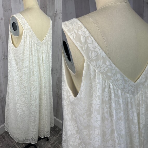 Vintage 1960s Shadowline 2pc Bridal White Negligé… - image 5