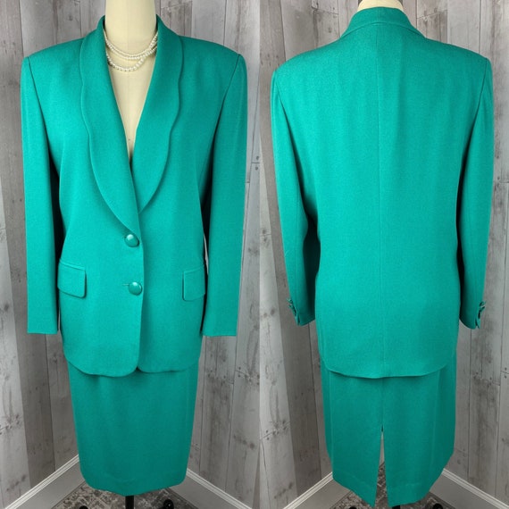 DIOR Vintage 1980s Christian Dior Suit 2PC Jacket… - image 7