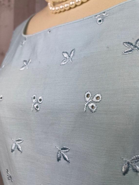 Bohemian Retro Dot French Style Blue Dress