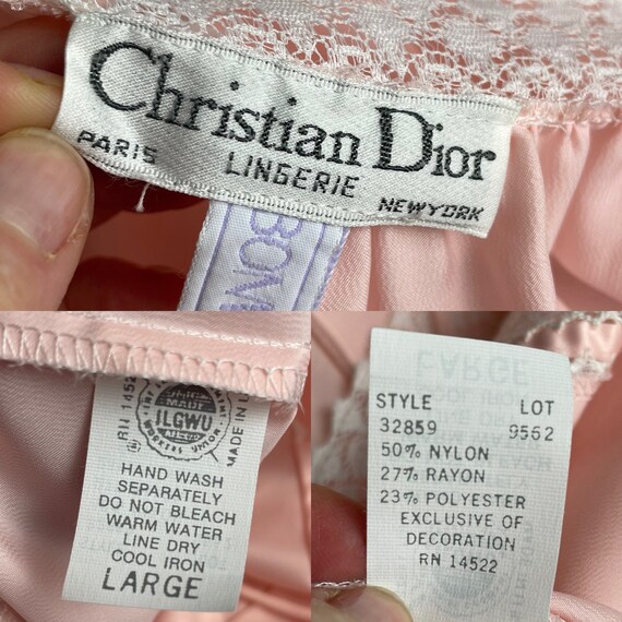 DIOR Vintage 1980s 2PC Christian Dior Bubblegum P… - image 9