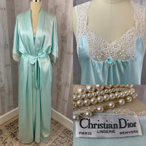 DIOR Vintage 1980s 2PC Christian Dior Lingerie Set