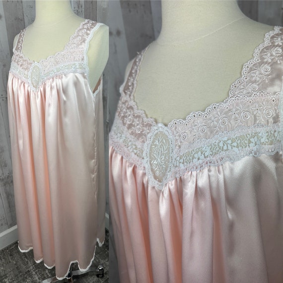 DIOR Vintage 1980s Christian Dior Pink Babydoll N… - image 7