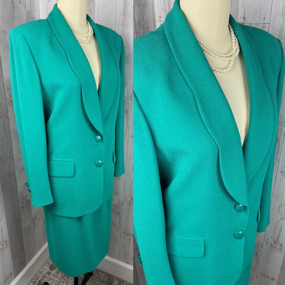 DIOR Vintage 1980s Christian Dior Suit 2PC Jacket… - image 4