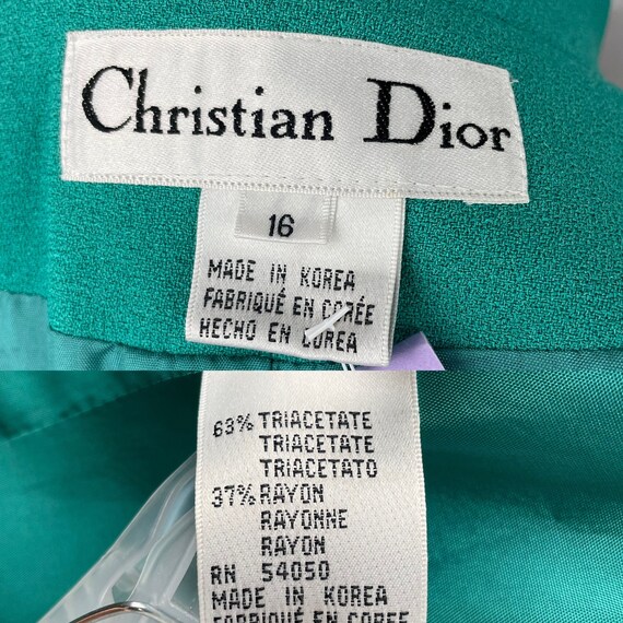 DIOR Vintage 1980s Christian Dior Suit 2PC Jacket… - image 8