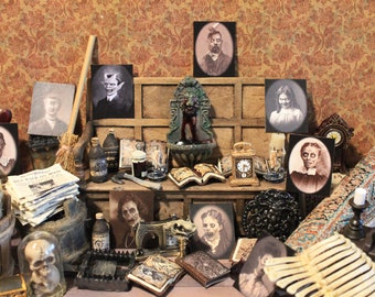 halloween dollhouse miniatures