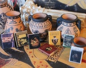 Dollhouse Miniature Ancient Greek vases books set number 2