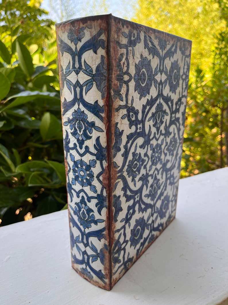 OOAK Beautiful Miniature Bookcase Inserted in a Bookshaped Box, All