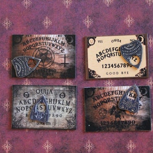 Dollhouse miniature Ouija Board