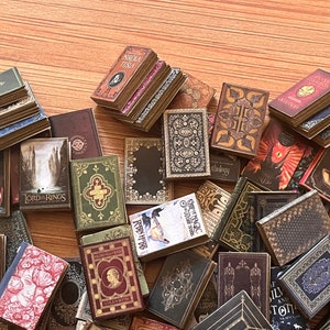 Dollhouse miniature  books sets