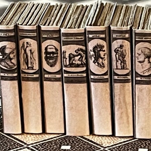 Dollhouse miniature set of 7 books about ancient Greece