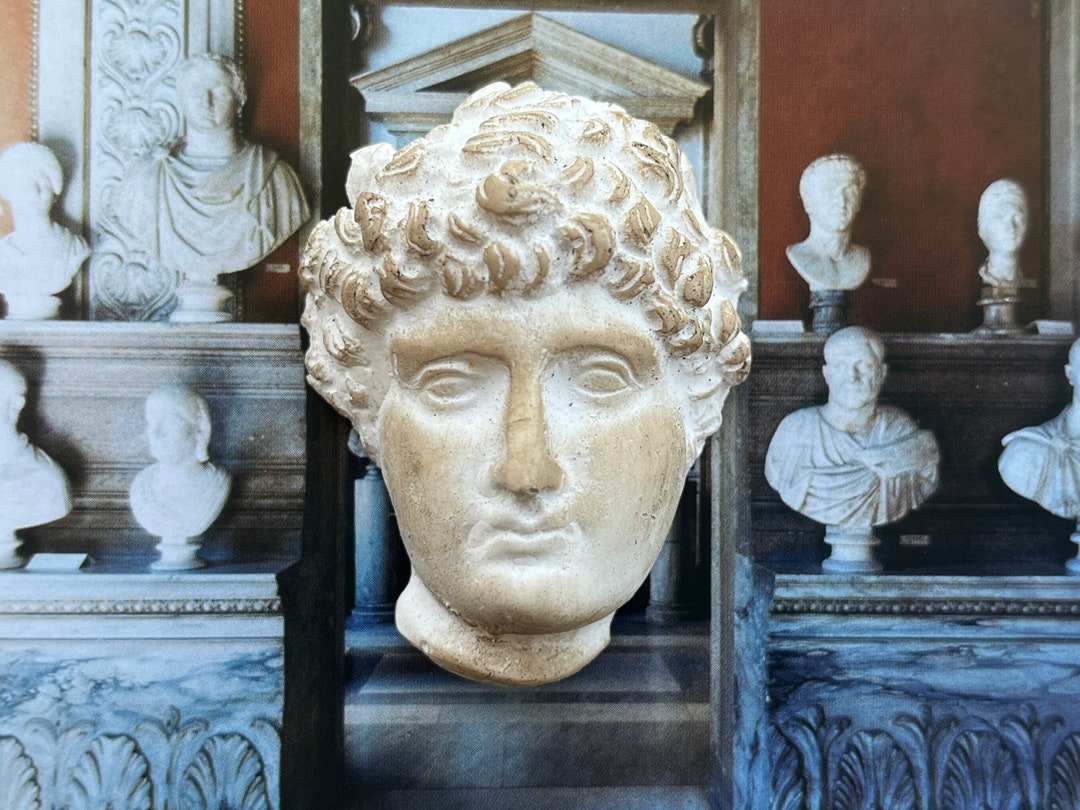 Dollhouse Miniature Head Ancient Rome Bas Relief Etsy