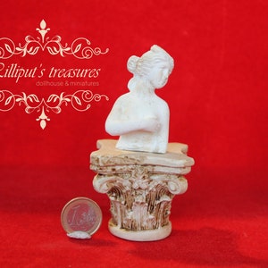 Dollhouse miniature ancient Roman/Greek  statue