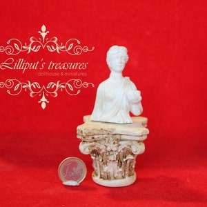Dollhouse miniature antique Roman/Greek statue