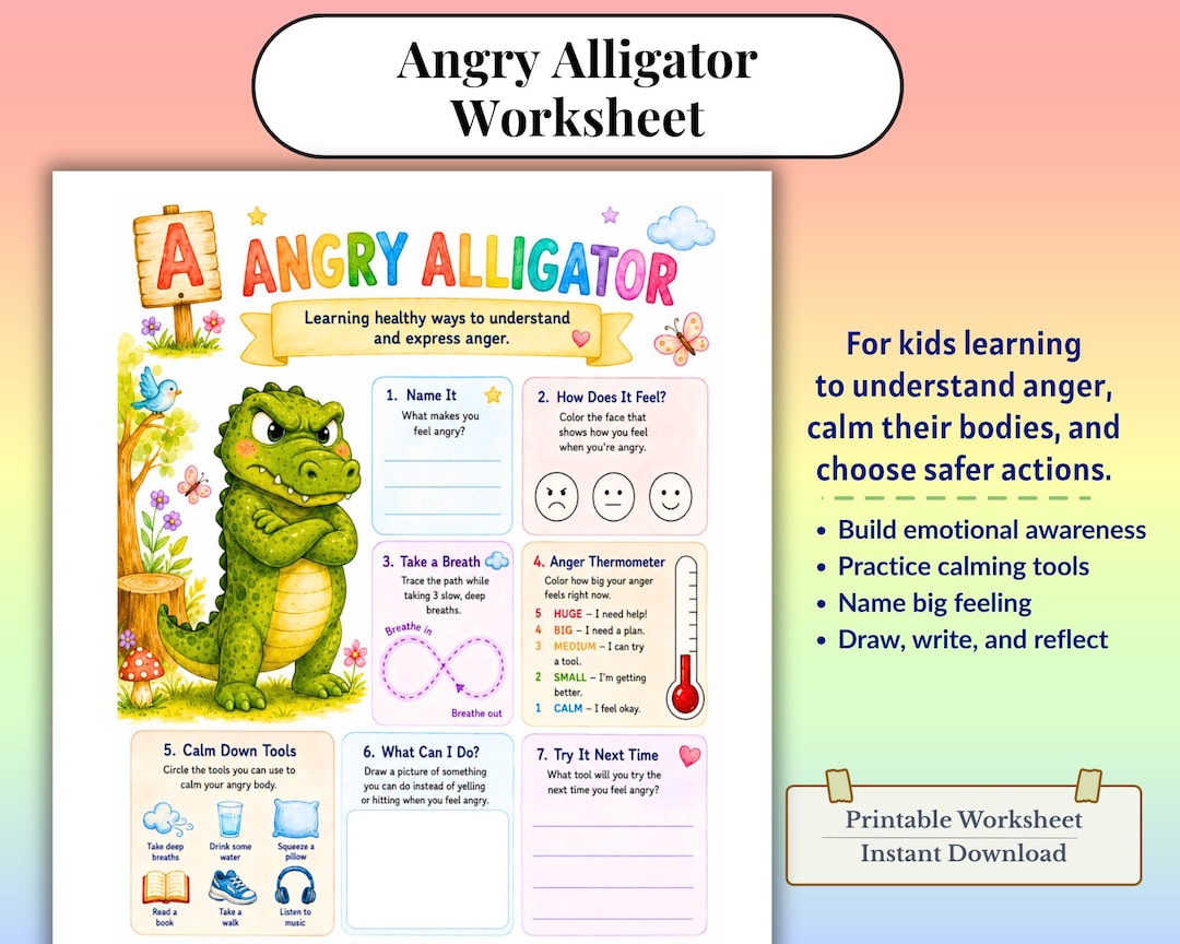 Anger Worksheets