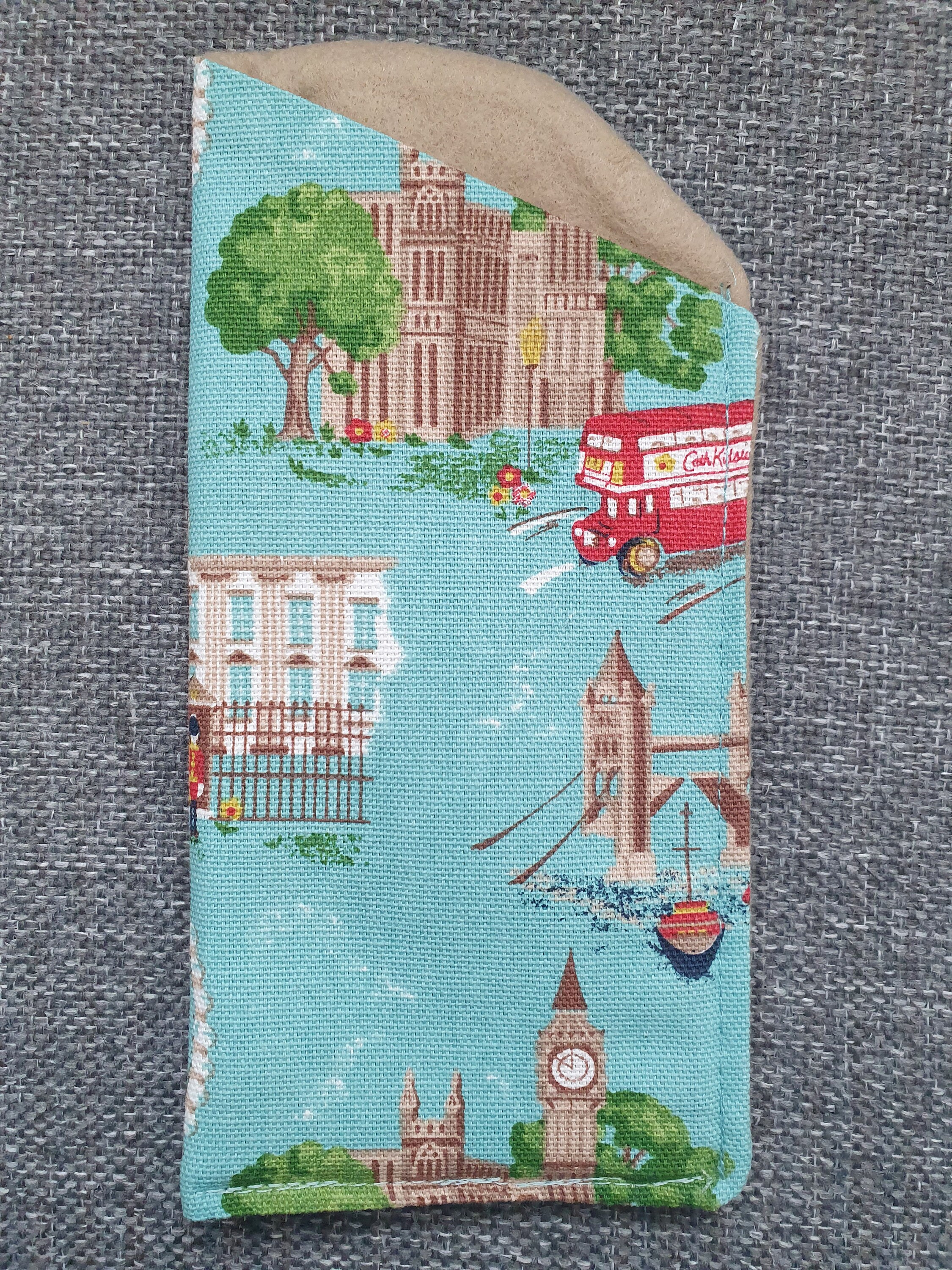 Glasses Case made with Cath Kidston London Green Etsy