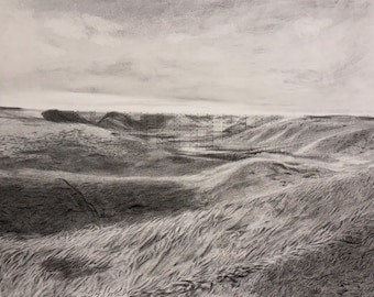 Dessin de paysage personnalisé, petit