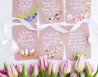 He is Risen - note & scripture cards - SET OF SIX