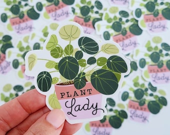 plant lady - vinyl decal sticker