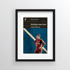 Andy Robertson - Liverpool FC Poster - LFC print - Football art - Liverpool poster - YNWA - Fathers Day gift  - birthday gift