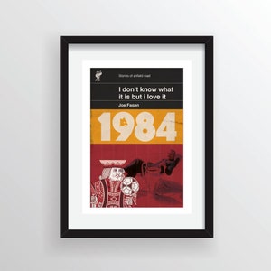 Liverpool FC Poster - LFC print - Football art - Liverpool poster - Joe Fagan - YNWA - fathers day gift - Birthday gift