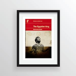 Liverpool FC Poster - LFC print - Football art - Liverpool poster - Mo Salah - YNWA - fathers day gift - birthday gift