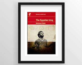 Liverpool FC Poster - LFC print - Football art - Liverpool poster - Mo Salah - YNWA - fathers day gift - birthday gift