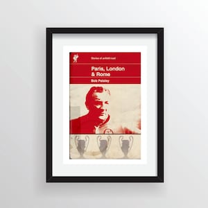 Liverpool FC Poster - LFC print - Football art - Liverpool poster - Bob Paisley - YNWA - fathers day gift - Birthday gift