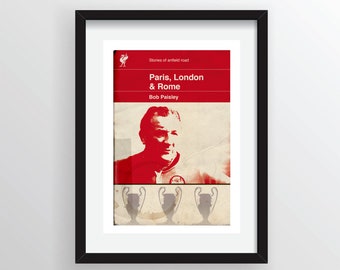 Liverpool FC Poster - LFC print - Football art - Liverpool poster - Bob Paisley - YNWA - fathers day gift - Birthday gift