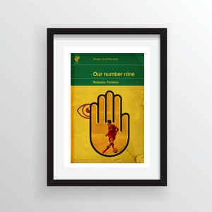 Liverpool FC Poster - LFC print - Football art - Liverpool poster - Bobby Firmino - YNWA - fathers day gift - birthday gift