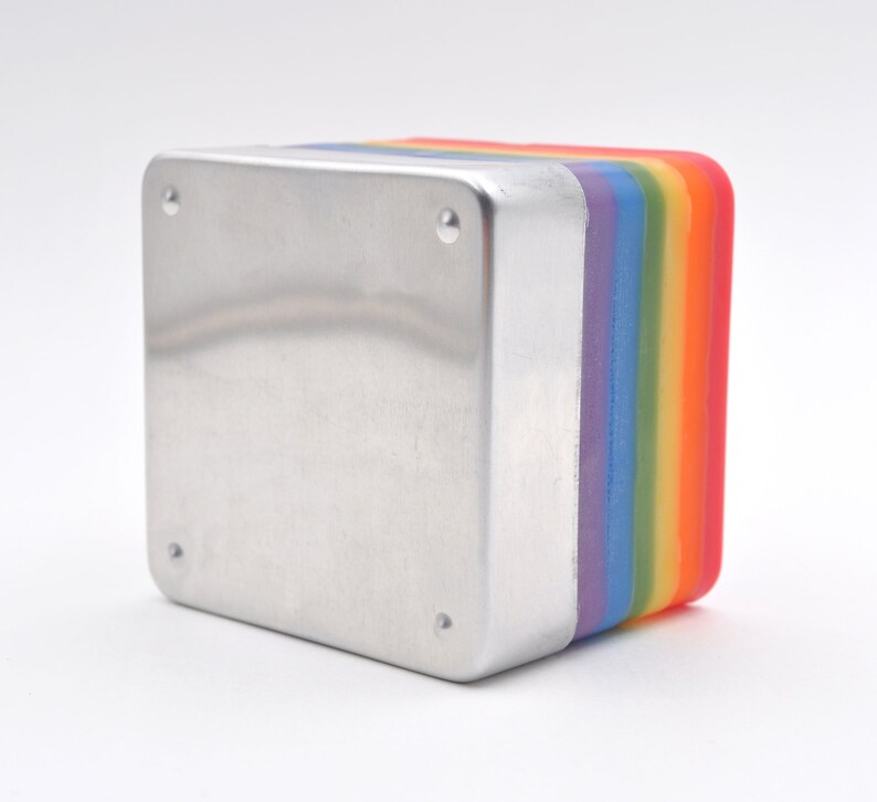 Rainbow Candle by Spiral Melt Candles Etsy